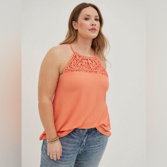 Torrid High Neck Cami Tank, Size 2 - Picture 2 of 10